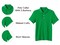 5-Pack School Uniform Tagless Polo Tshirt for Little Boys & Big Boys